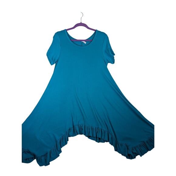 Lsl cover upTeal green Bust 39"Length30" longer on sides. - Picture 3 of 5